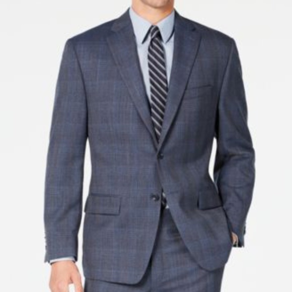Michael Kors Mens Classic-Fit Airsoft Plaid Jacket